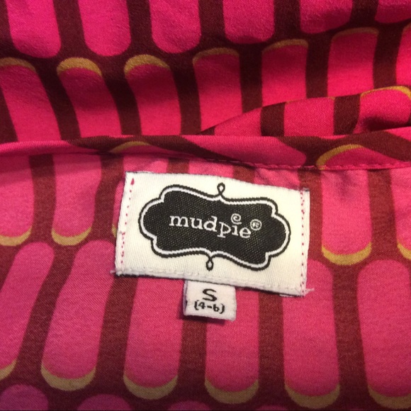 Mudpie Gold Embroidered Patio Dress or Swim Cover - Picture 6 of 8